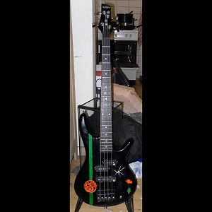 Ibanez Mikro with EMG Geezer Butler P/J pickups!