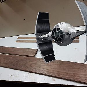 walnut body core options with tie fighter