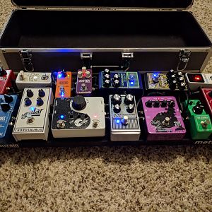 Smittybass pedalboard 010419