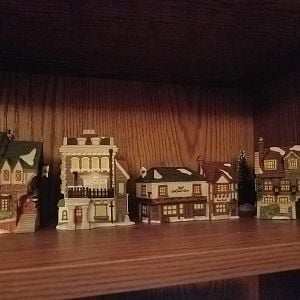 My ornament village - right side