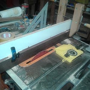 Bass Fingerboard Resaw Setup