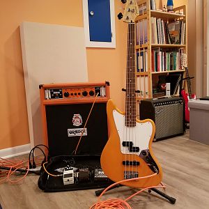 Player Series Jaguar Bass - Capri Orange