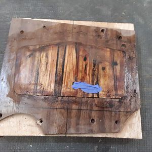 inlaid pickup cover