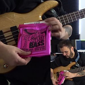 Cort A4 Custom 20th-Ernie Ball 2834(45-100)String-Bartolini Mk5 cbc pick up-Bartolini HR5.4AP Preamp - YouTube