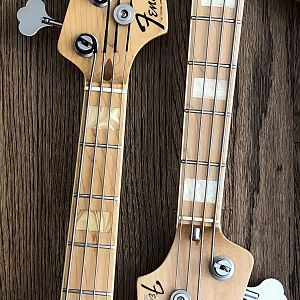 Fender 70s jazz necks