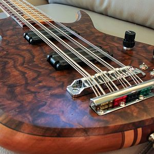 12 String Neck Through Bass Build