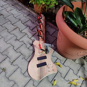 Glue up of the fretboard