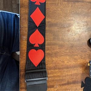 Playing card strap