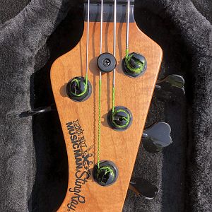 Stingray Special Blacked out with Ebony Board on Roasted Flamed Maple