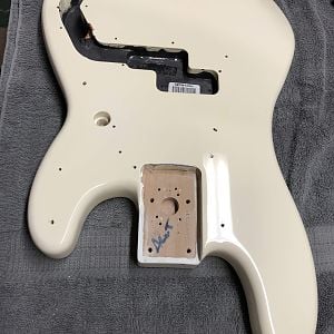 Arctic White Precision body