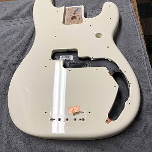 Arctic White Precision body