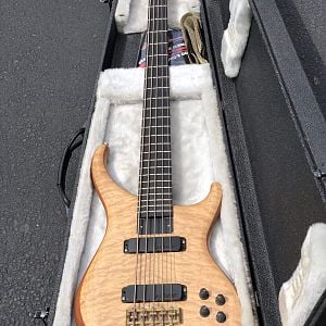 Alembic Orion w/quilted maple top & Ebony Board