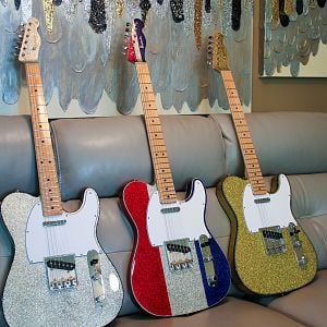 Buck Owens and Don Rich tribute Telecaster Builds