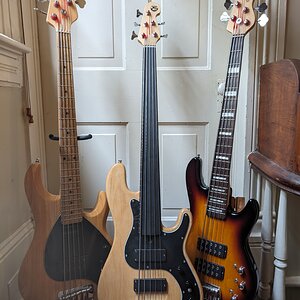 All three of my basses