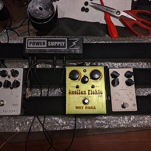 In Progress Pedalboard -- May 2022