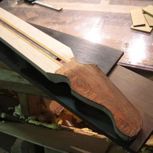 Rybski bass headstock roughed out