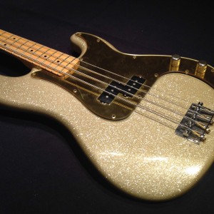 Heavy Gold Flake and Gold Mirrored Guard