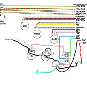 Aguilar OBP-3 Preamp Wiring