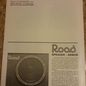 Road Amp Speaker Surround