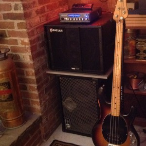 Genzler and Genz rig with my Pre EB Stingray