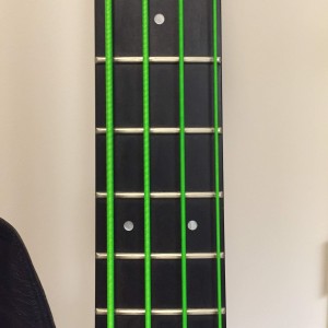 Aurora green fretboard