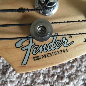 2003 MiM Fender Jazz Bass before upgrades