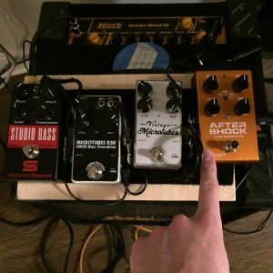 Pedalboard - newly added aftershock